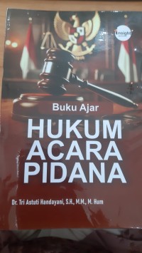 Image of BUKU AJAR HUKUM ACARA PIDANA