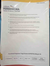 Image of JURNAL HUMANIORA