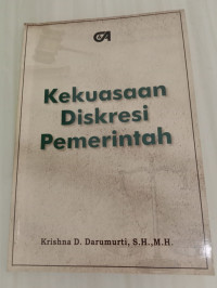 Image of Kekuasaan Diskresi Pemerintah