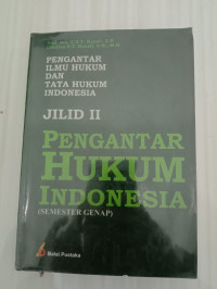 Image of PENGANTAR ILMU HUKUM INDONESIA
