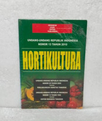 Image of UNDANG UNDANG HORTIKULTURA